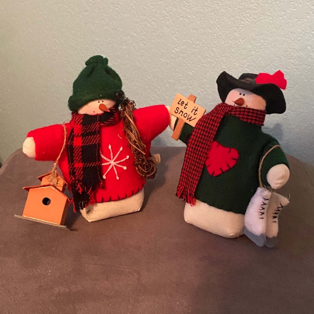 Festive Snowman Decor Set